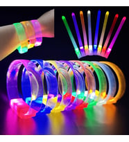 3 Modlu Pilli LED Işıklı Esnek Parti Bilekliği Yeşil