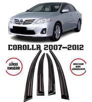 Balp Toyota Corolla Cam Rüzgarlığı 4lü 2007-2012 Arası