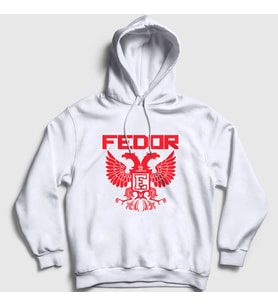 Presmono Unisex Beyaz Emperor V2 Ufc Mma Fedor Emelianenko Kapüşonlu Sweatshirt 508361tt