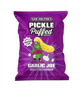 Van Holten's Pickle Puffed Snacks Garlic Joe 90g