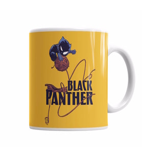 Camiseta Pantera Negra Kupa Bardak Porselen