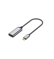 Zore QG05 8K 60 Hz Görüntü Kalitesi Type-C to HDMI Dönüştürücü 15cm (Gri)