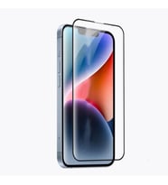 Apple iPhone 13 Pro Max Zore Darbeye Dayanıklı Anti Statik Temperli Cam Ekran Koruyucu (Siyah)