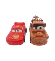 Farbu Cars Şimşek Mcqueen Ve Mater Oyuncak Sürtmeli 2 Li Araç Seti, Arabalar Oyuncak Figür 