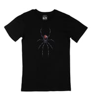 Black Widow Gerçek Örümcek Siyah Tişört