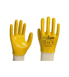 Activehand AC-02 PLUS Sarı Nitril Eldiven No.10 - x 12 Adet