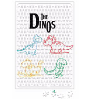 The Dinos White Dinozorlar Puzzle 240 Parça Yapboz