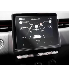 Renault Captur 7 Inç Ile Uyumlu Multimedya Mat Ekran Koruyucu Şeffaf