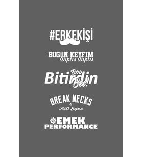 Oto Arka Cam Sticker Model 42 Beyaz 40*20 Cm
