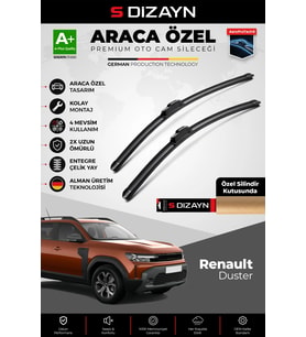 Renault Duster Ön Cam Silecek Seti 2024 Üzeri Premium Araca Özel 60-45 Cm A+ Kalite