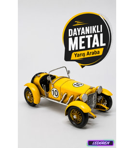 Dekoratif Metal Araba Vintage Klasik Otomobil Biblo El Yapımı Eskitme Ofis Ev Dekoru C0756