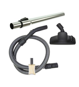 Bosch Uyumlu BSG 62002 Süpürge Çelik Telli Hortumu Yer Fırçası Teleskopik Boru
