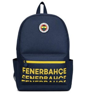 Fenerbahçe Üç Bölmeli Fenerbahçe Kabartmalı Erkek Çocuk Sarı Okul ve Günlük Sırt Çantası - 26733