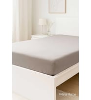 Çift Kişilik Düz Penye %100 Pamuklu Lastikli Çarşaf 160X200 Newsheet Gri