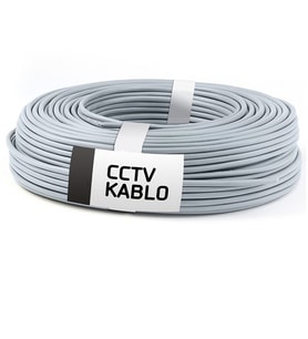 Martel 2+1 100Mt Bakır Cctv Kablosu 2X0.50+1X0.33