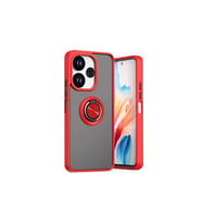 Xiaomi Redmi 13 4g Kılıf Montreal Yüzüklü Silikon Kapak - Kırmızı