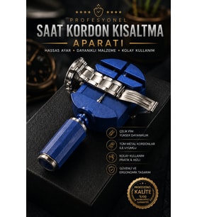 Metal Baklalı Saat Kordonu Kısaltma Aparatı Aleti Çelik Uçlu Profesyonel El Aleti