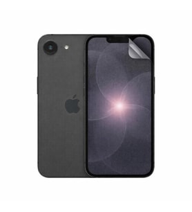 İphone 17E Uyumlu MATE Parmak izi bırakmayan Ekran Koruyucu Jelatin (Şeffaf)