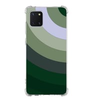 Samsung Galaxy A81  Köşe Korumalı Antişok Kapak Renk Cümbüşü Tasarımlı  Silikon Kılıf (Şeffaf)