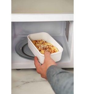Fresh & Save Vakumlu Yemek Taşıma Kabı, L, Plastik, Yari Şeffaf-Akdeniz Mavisi