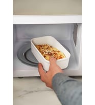 Fresh & Save Vakumlu Yemek Taşıma Kabı, L, Plastik, Yari Şeffaf-Akdeniz Mavisi