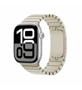Apple Watch 42mm Uyumlu Kordon Paslanmaz Çelik Luxury Metal KRD-35 Kayış