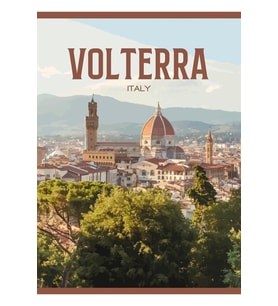 Volterra, Italya Tablo Ahşap Poster Dekoratif