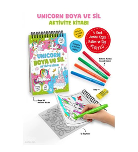 Unicorn - Boya ve Sil Aktivite Kitabı