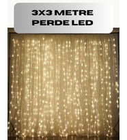 3x3 Perde LED Işık Şelale Model Özel Gün Dekoratif Aydınlatma