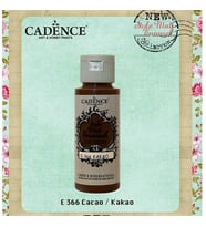 Cadence Style Matt Enamel Cam & Porselen Boyası 59 ml. E-366 Kakao 