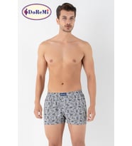 DoReMi Doğal Pamuklu Erkek Boxer (Gri)