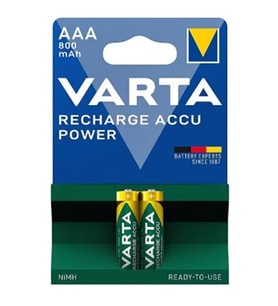 Varta Şarjlı Pil İnce Kalem Pil AAA 800Mah 2Li