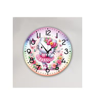 bilge Tasarım Çocuk Odası Duvar Saati 30 x 30 CM (Karışık)