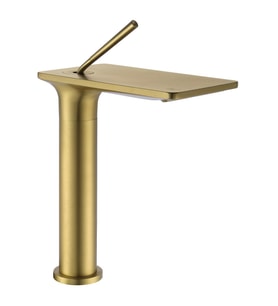 FJ-5022 Fırçalanmış Altın Yüksek Lavabo Bataryası