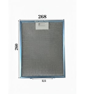 Vestel İle Uyumlu Davlumbaz 26,8X26 CM Arka Aralık 12,5CM Aspiratör Filtresi