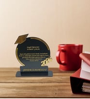 Kişiye Özel Mezuniyet Hatırası Pleksi Plaket