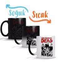 The Walking Dead Walkers Rick Carl Maggie Creepers Sihirli Kupa Bardak Porselen