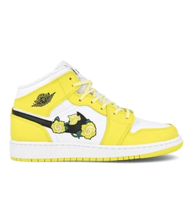 Jordan 1 Mid Dynamic Yellow Floral (GS) AV5174-700