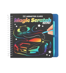 Top Model Monster Cars Mini Magic Scratch Book 12116