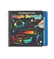 Top Model Monster Cars Mini Magic Scratch Book 12116