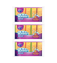 Bubble Sünger Düz 5'li Üçlü Set