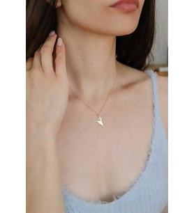 Balerin 925 Ayar Gümüş Kolye