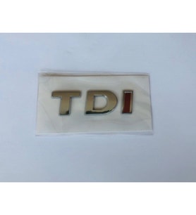 VOLKSWAGEN UYUMLU TDİ BAGAJ YAZISI TEK KIRMIZI YENİ MODEL 1K9853675M