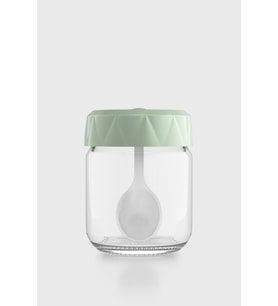Renga Lexa 210 ml Kaşıklı Cam Baharatlık 161019 Pastel Yeşil