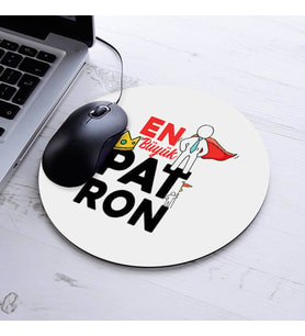İsimli Patronlara Özel Yuvarlak Mousepad