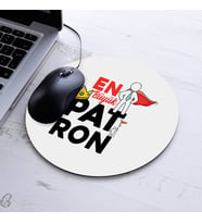 İsimli Patronlara Özel Yuvarlak Mousepad