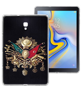Samsung Galaxy Tab A  SM T590 Baskılı Silikon Kılıf BK-19