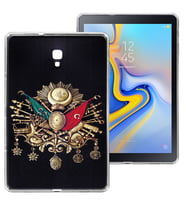 Samsung Galaxy Tab A  SM T590 Baskılı Silikon Kılıf BK-19