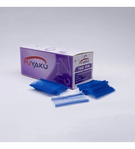 Fuyaku 45 MM Standart Kılçık Etiketleme Plastiği Renkli (10.000 Adet) Mavi