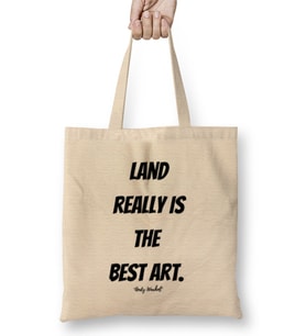 Andy Warhol Quotes Gift Bez Çanta Uzun Saplı